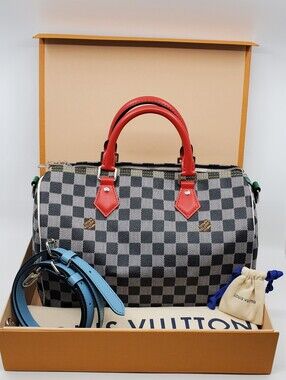 Louis Vuitton 2019 Damier Noir Speddy Bandoullere 30